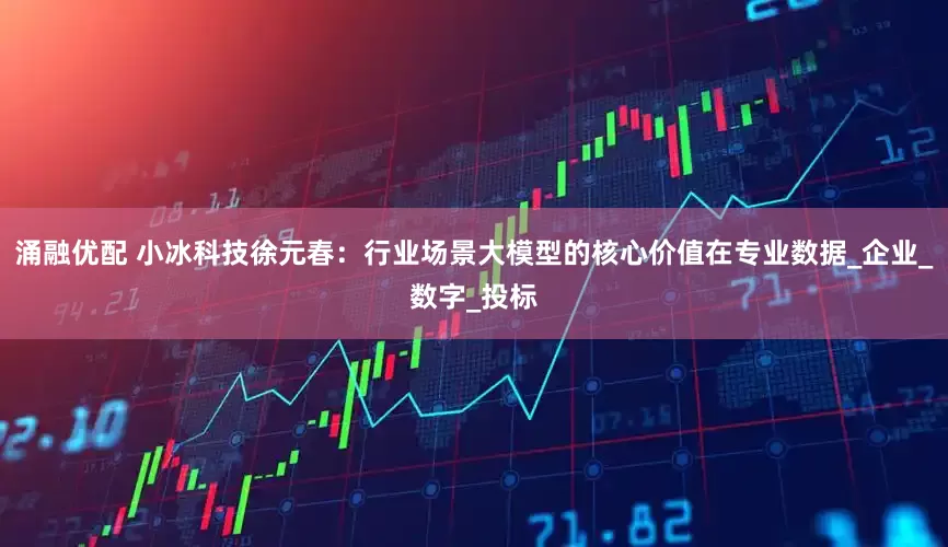 涌融优配 小冰科技徐元春：行业场景大模型的核心价值在专业数据_企业_数字_投标